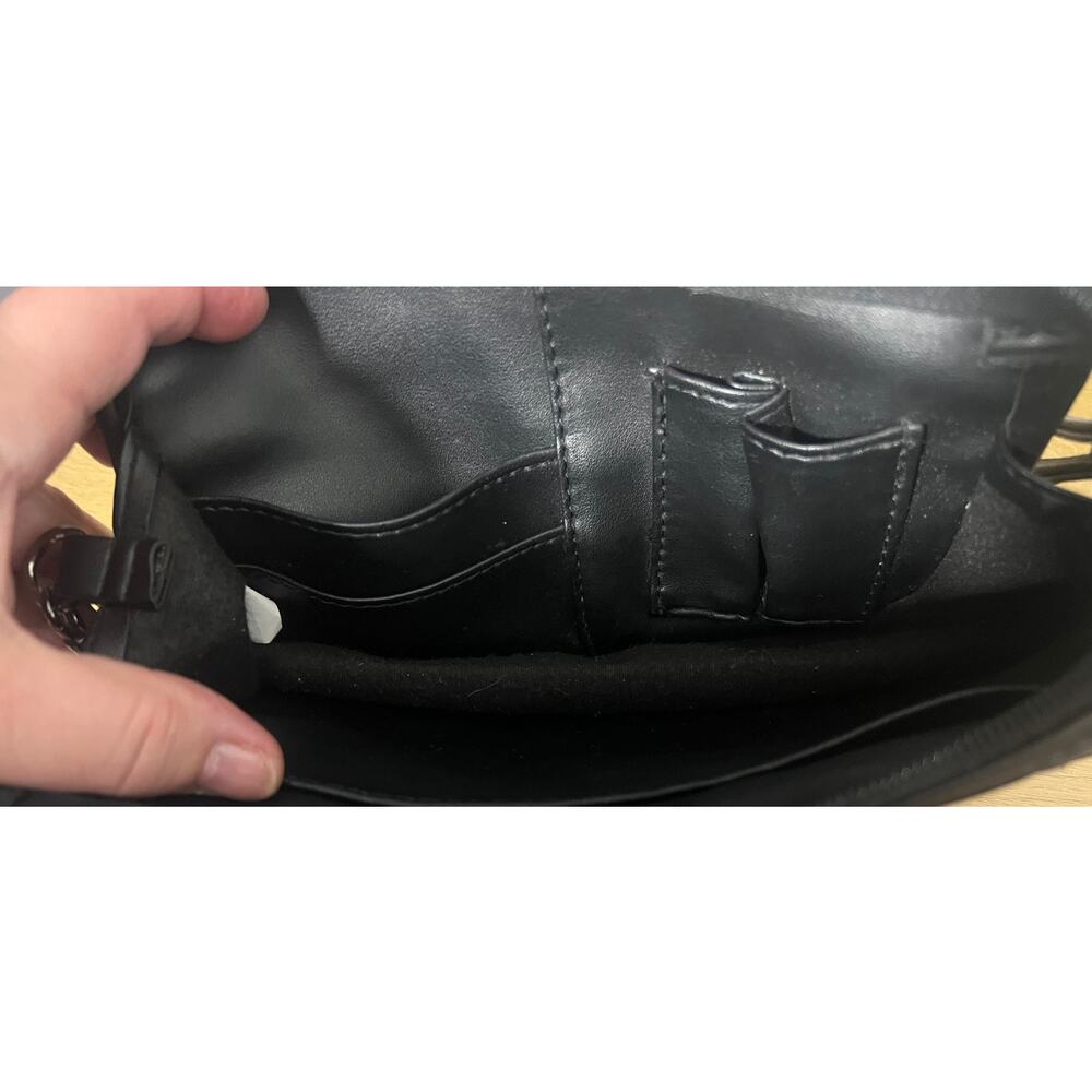 Vintage Unbranded Leather Patchwork Crossbody Pur… - image 2